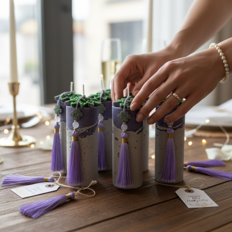 EL YAPIMI %100 DOĞAL ÖZEL GÜN HEDİYE MUMLARI